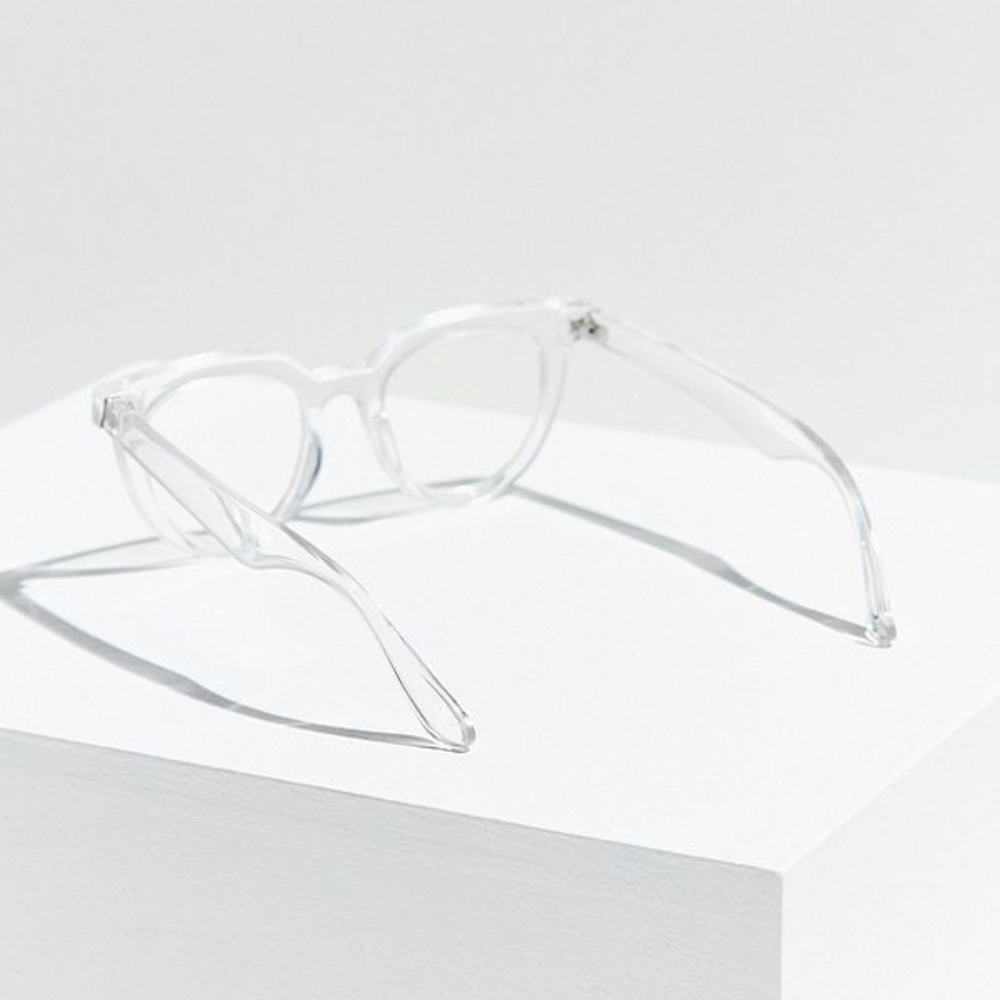 Savannah Clear Frame Plastic Readers Sunglasses - Picture 3 of 3